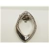 Image 1 : #43-STERLING SILVER DIAMOND PENDANT