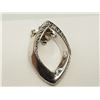 Image 2 : #43-STERLING SILVER DIAMOND PENDANT