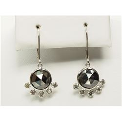 #46-14K WHITE GOLD DIAMOND BLACK DIAMOND