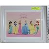 Image 1 : FRAMED DISNEY PRINCESSES POSTER WHERE DREAMS