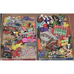 2 FLATS OF TOYS INCL DISNEY, MARVEL,PIXAR