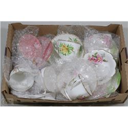 FLAT W/FINE CHINA SETS INCL. ROYAL ALBERT