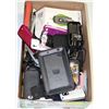 Image 1 : BOX OF PHONES, CORDS & CASES