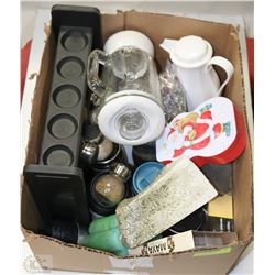 HOUSEHOLD GOODS INCL./ SPICE RACK, BLENDER ETC