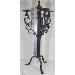 VINTAGE IRON CANDLE HOLDER