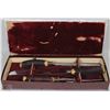 Image 1 : VINTAGE BONE HANDLE CARVING SET