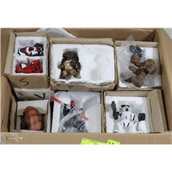 SMALL BOX OF ASSORTED STARWARS FIGURINES