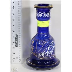LARGE COBALT BLUE VASE