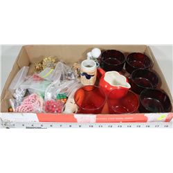 FLAT OF ESTATE ITEMS AND ESTATE JEWELLERY