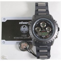 INFANTRY MENS DIGITAL WATCH ARMY SPORT WATCH