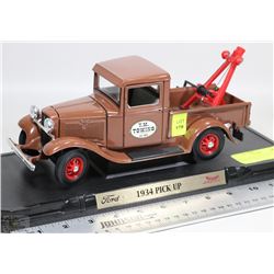 ROAD SIGNATURE 1934 FORD TOWTRUCK SCALE 1-18