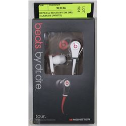 REPLICA BEATS BY DR DRE EARBUDS (WHITE)