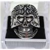 Image 1 : MEN'S HEAVY STAINLESS STEEL SKULL RING