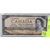 Image 1 : 1954 CANADIAN $50 DOLLAR BILL