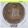 Image 1 : 1958 BRITISH COLUMBIA CANADIAN $1 DOLLAR COIN