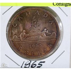 CANADIAN 1965 $1 DOLLAR COIN