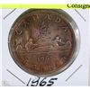 Image 1 : CANADIAN 1965 $1 DOLLAR COIN