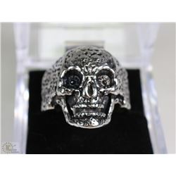 MEN'S HEAVY STAINLESS STEEL SKULL RING