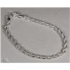 Image 1 : 925 SILVER PLATED TWIST CHAIN BRACELET