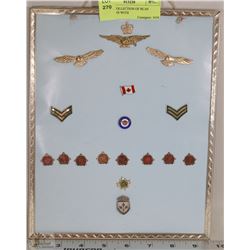 WHOLE COLLECTION OF RCAF LAPEL PINS WITH