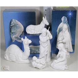 COLLECTION OF 4 NATIVITY PORCELAIN FIGURINES