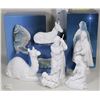 Image 1 : COLLECTION OF 4 NATIVITY PORCELAIN FIGURINES