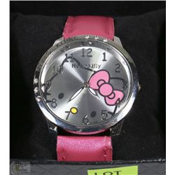 HELLO KITTY WATCH WITH PINK STRAP