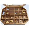 Image 1 : MINIATURES COLLECTION WITH WOOD WALL HANGING CASE