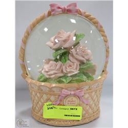 A MOTHER IS LOVE MUSICAL SNOW GLOBE