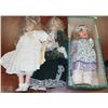 Image 1 : THREE VINTAGE COLLECTOR DOLLS