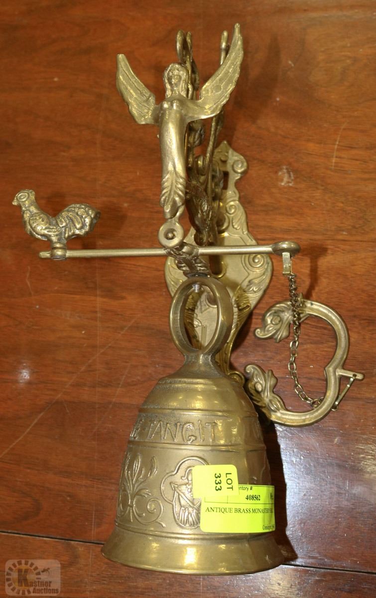 ANTIQUE BRASS MONASTERY BELL