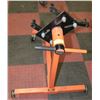 Image 1 : BLACK AND ORANGE ENGINE STAND