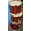 Image 1 : 3 ASSORTED REMO DRUMS