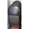 Image 1 : SET OF 15 TALL BACK FOLDABLE BANQUET BLACK CHAIRS