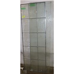 LOT OF DECORATIVE GLASS INSERTS