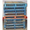 Image 1 : STACK OF 9 HEAVY DUTY SOLID WOOD PALLETS