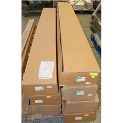 LOT OF 7 ARCHITECHTUAL FLUORESCENT LIGHTS 8 FOOT