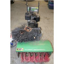 INDUSTRIAL LAWNBOY 8HP GAS SWEEPER (NOT RUNNING)