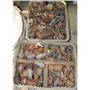 Image 1 : 2 GREY BINS OF ASSORTED NATURAL GAS FITTINGS