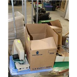 PALLET OF ESTATE GOODS INCL SINGER SEWING MACHINE