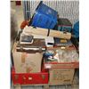 Image 1 : PALLET OF ESTATE MISC. INCL TOOL BOX, MICROWAVE,