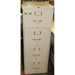 TAN 4 SHELF FILING CABINET