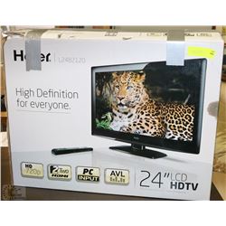 HAIER 24" LCD HD TV/MONITOR