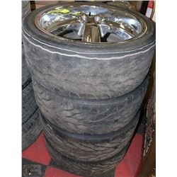 4 ALUMINUM MAG WHEELS FROM CTS CADILLAC "BAZO" 5