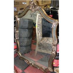 VERY HEAVY SHOWHOME LIMOGE STYLE  MIRROR