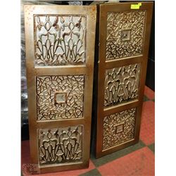 SET OF TWO SHOWHOME RECTANGULAR ART PIECES