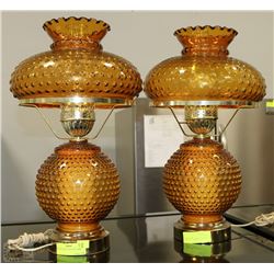 PAIR OF ESTATE VINTAGE LAMPS