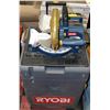 Image 1 : RYOBI 18 VOLT CORDLESS MITRE SAW WITH STAND/