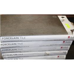11 BOXES INCLUDES 126 SQ FT OF PORCELAIN TILE