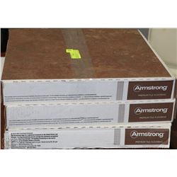 3 BOXES OF 16" X 16" LV ARMSTRONG TILE